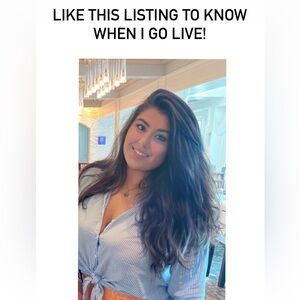 LIKE THIS LISTING TO KNOW WHEN I GO LIVE